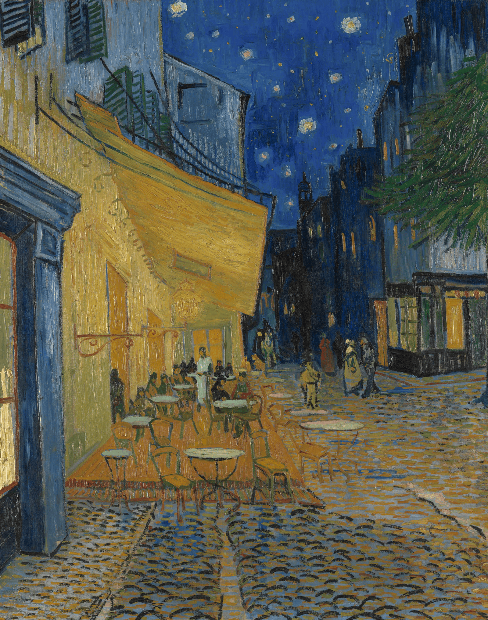 Cafe Terrace at Night painting by Vincent van Gogh 