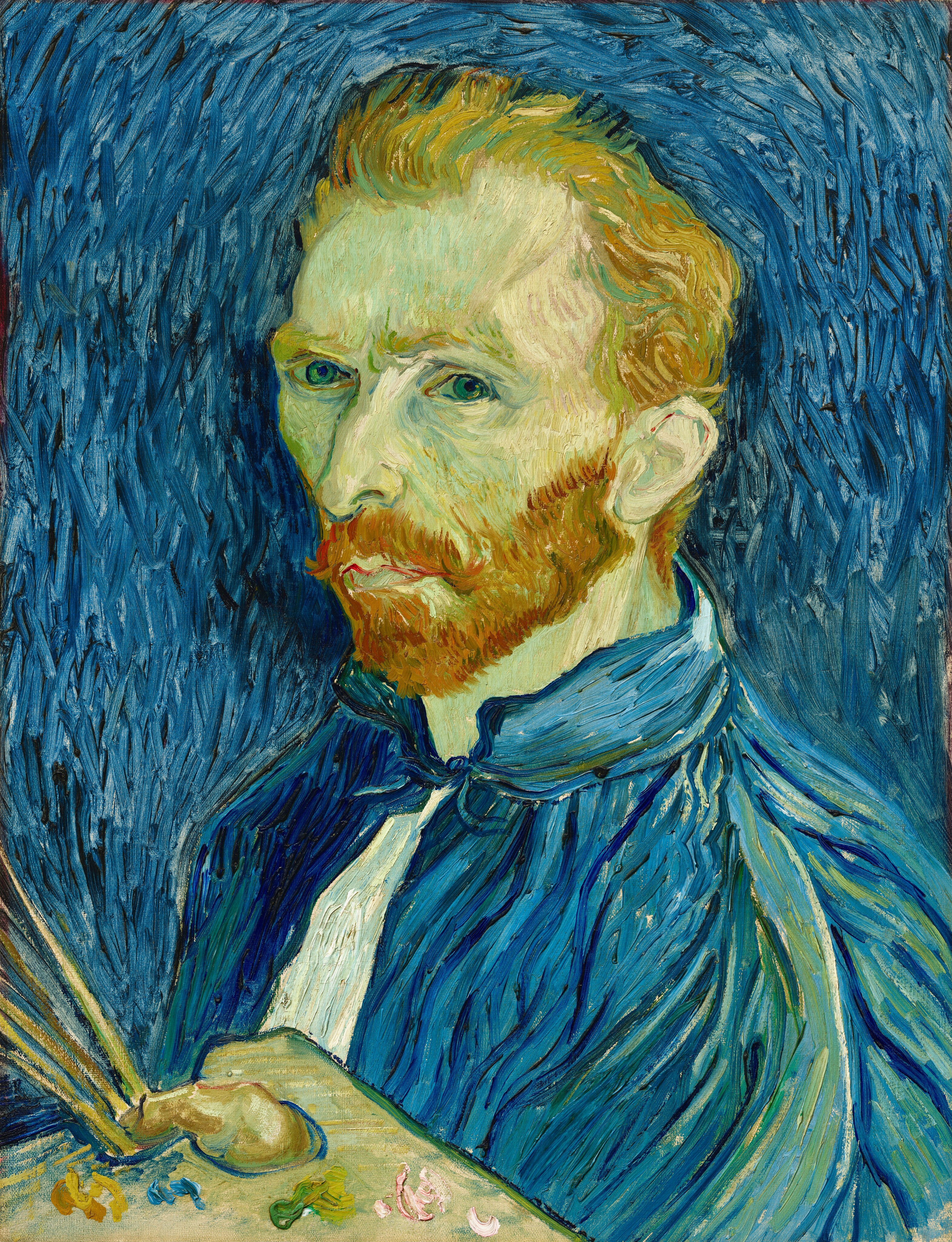 Self-portrait painting by Vincent van Gogh