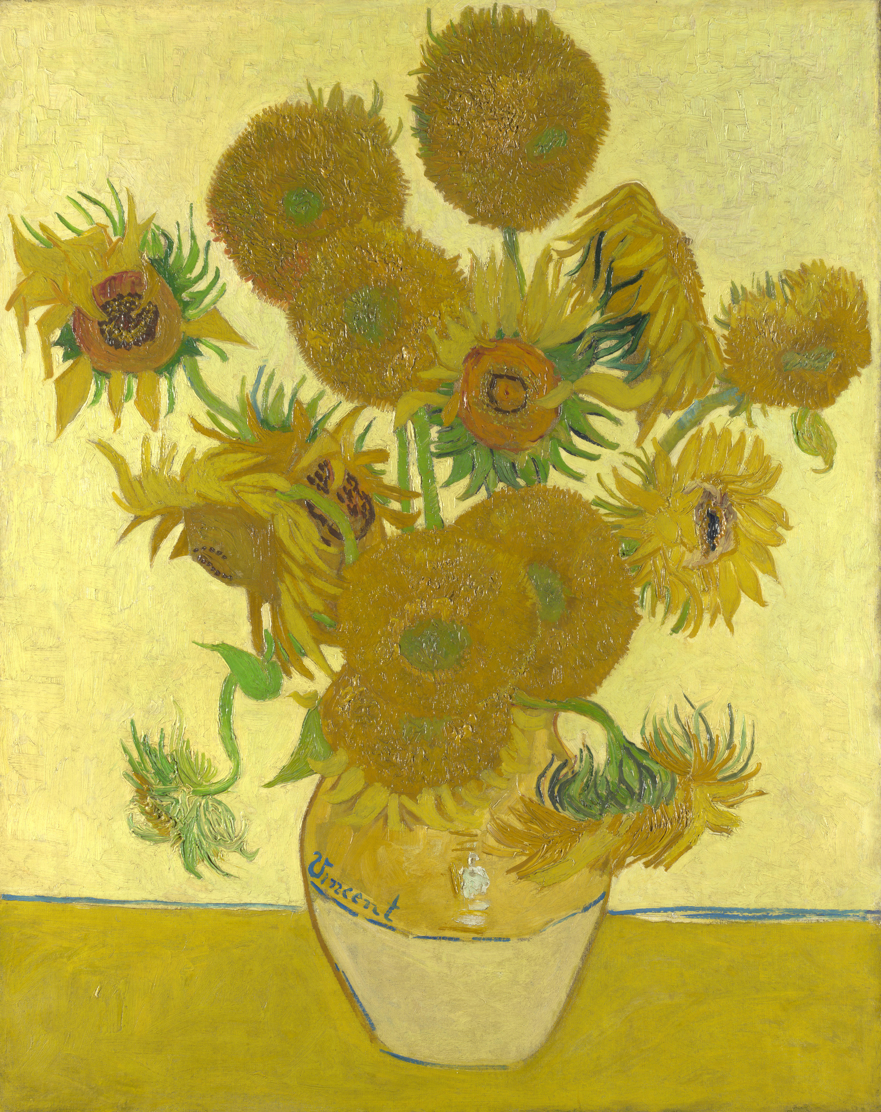 Sunflowers painting by Vincent van Gogh